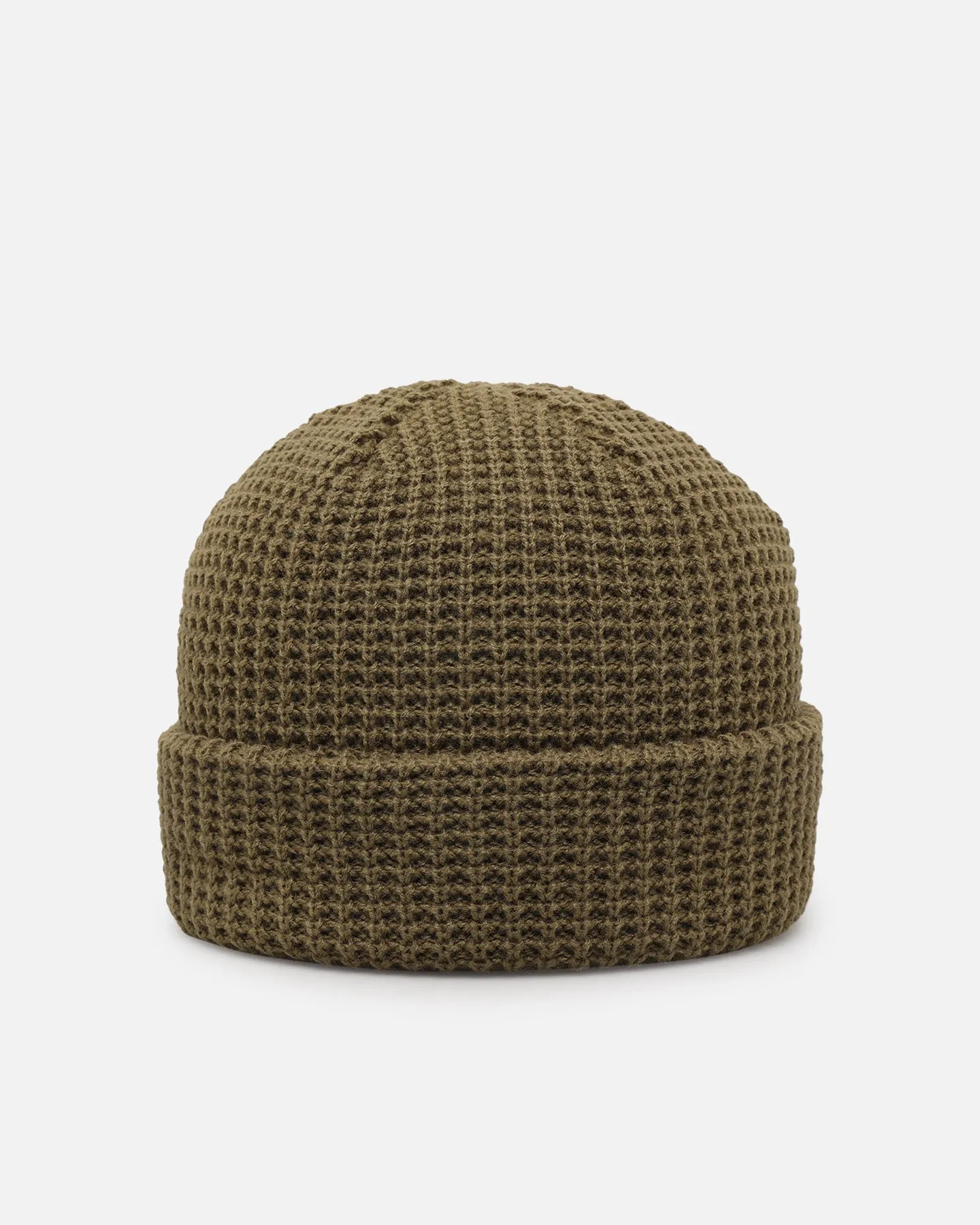 New Era Branded Beanie Olive Green