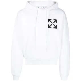 Off-White Single Arrow Oversized White Hoodie