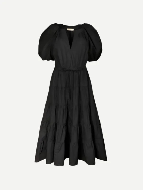 Olina Dress in Noir