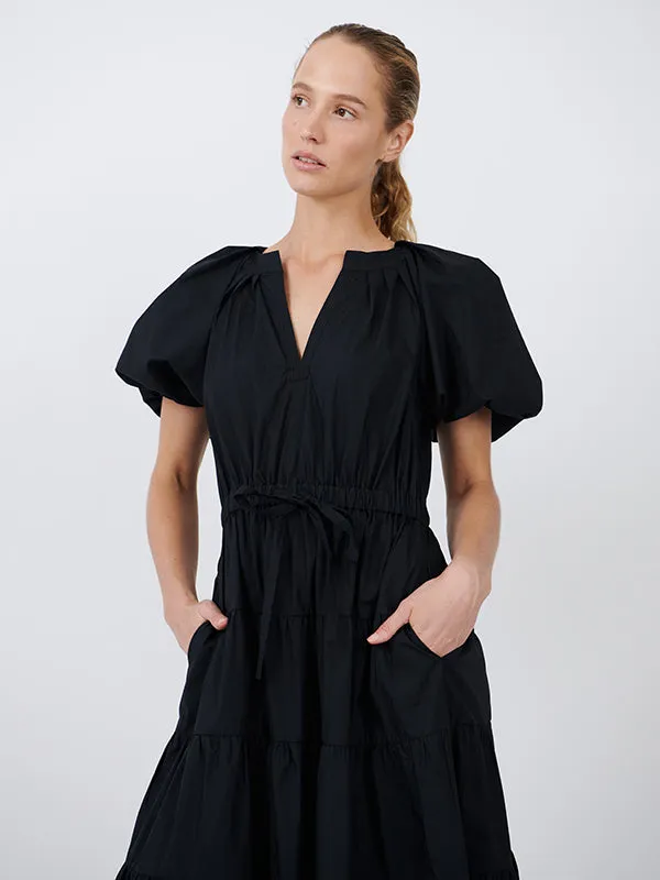 Olina Dress in Noir