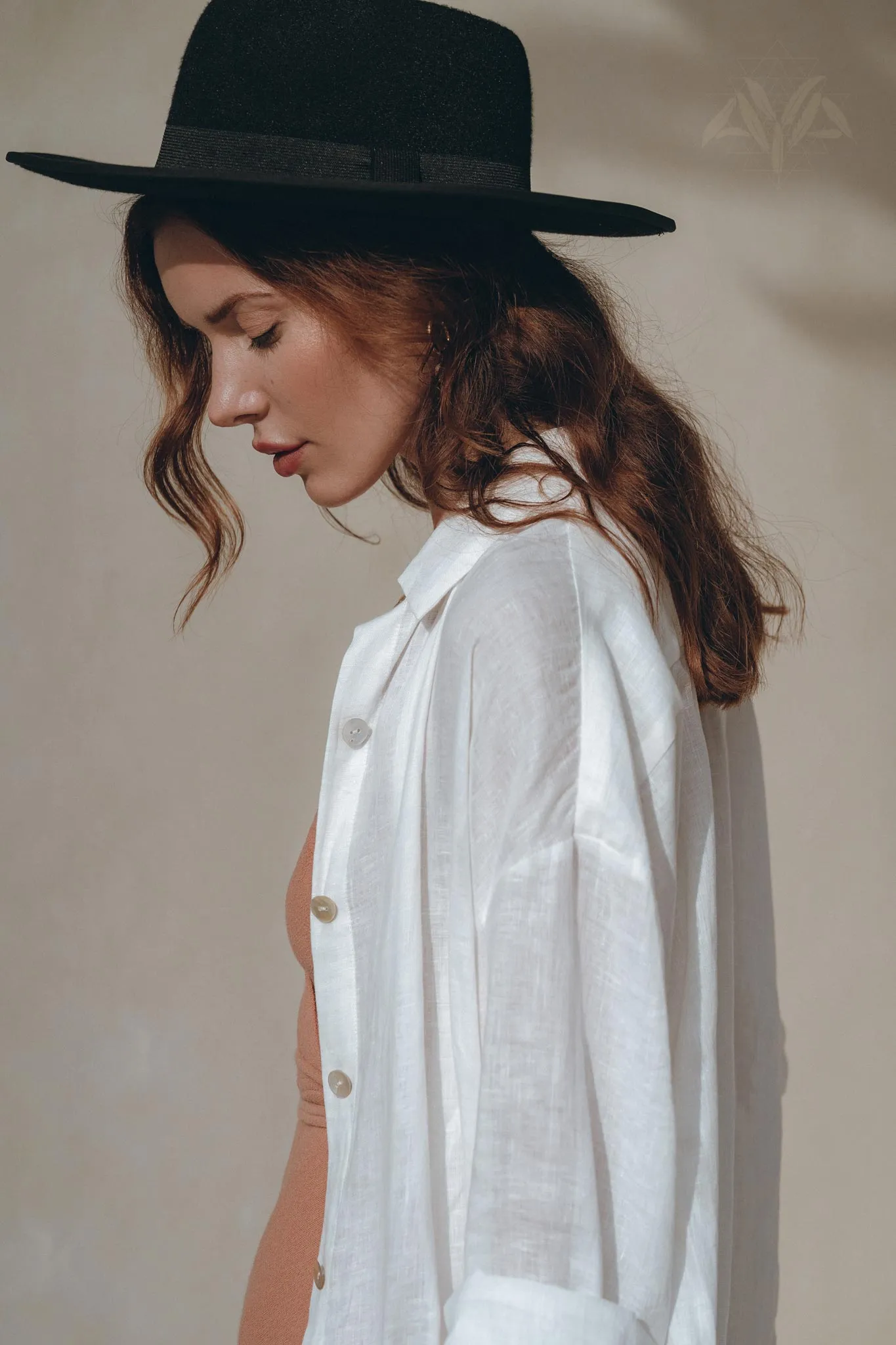 Oversized Shirt Women • Loose Fit Linen Shirt • Long Sleeve Shirt Dress