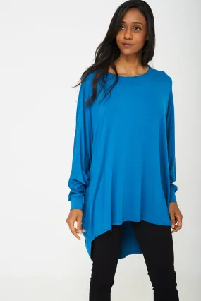 Oversized Tunic Top in Teal