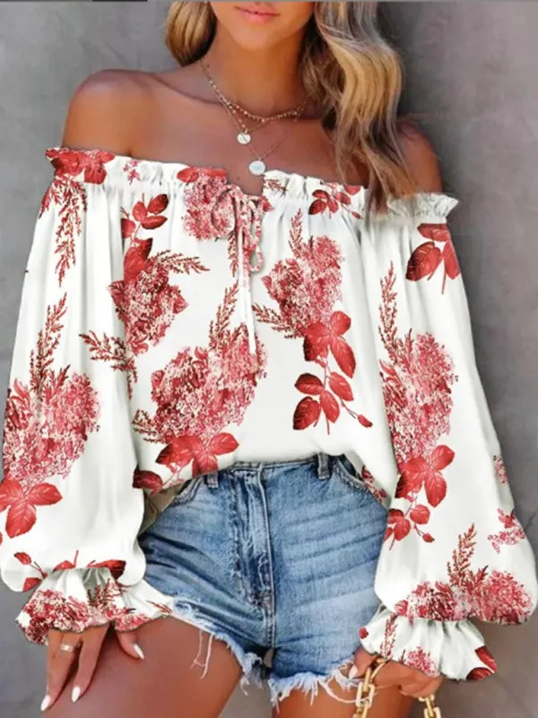 Paisley Off The Shoulder Top