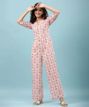 Patola Ikat Cotton Jumpsuit