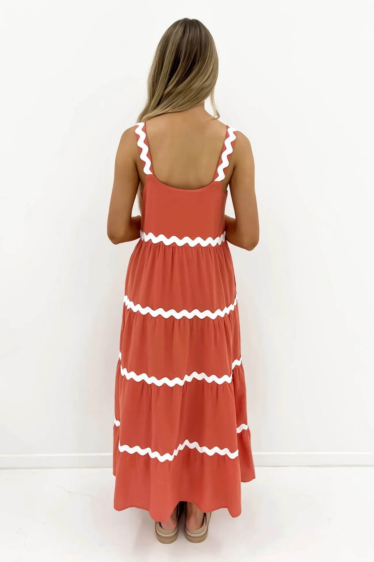 Peggy Midi Dress Watermelon