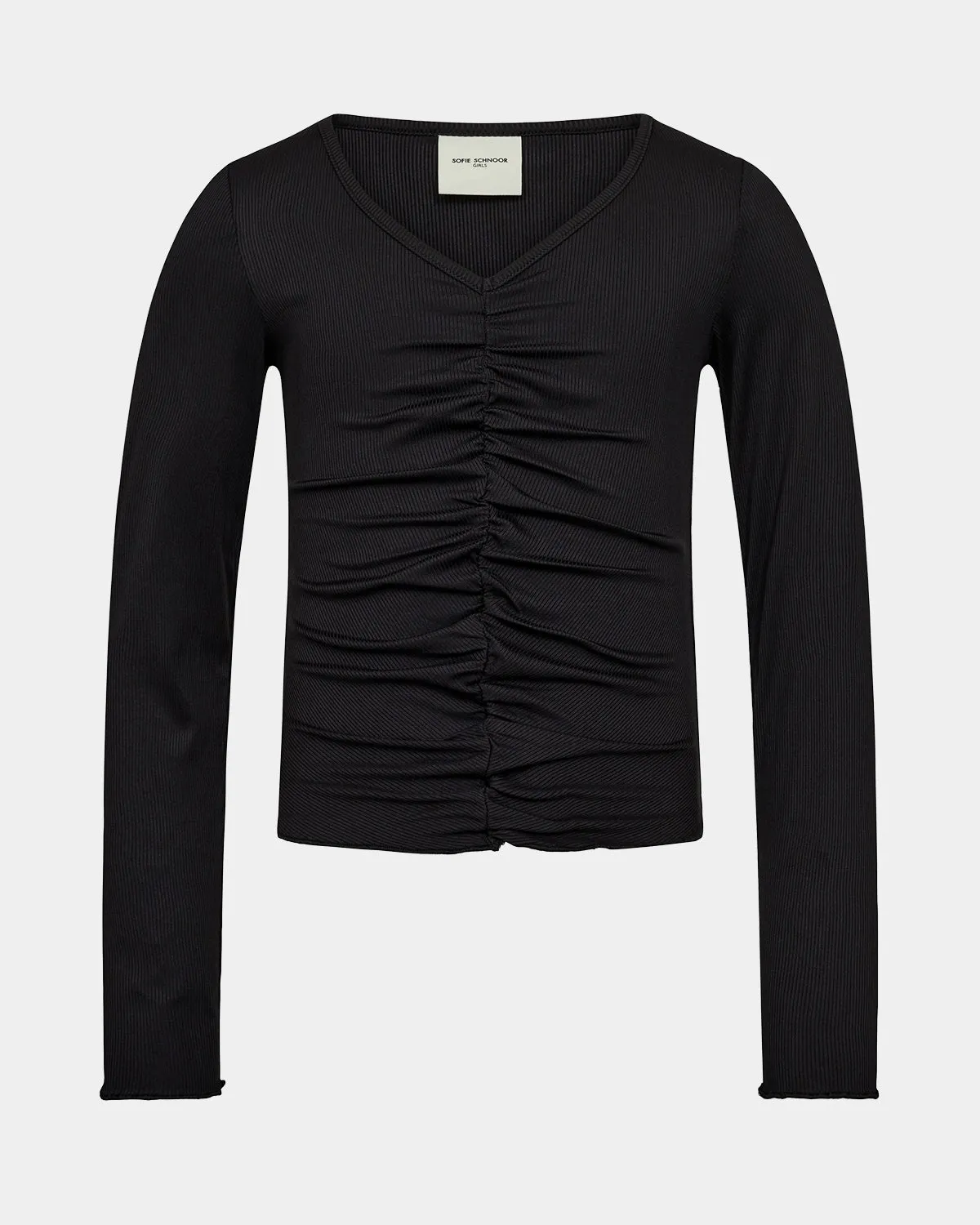 PELINESY T-SHIRT LONG SLEEVE - Black