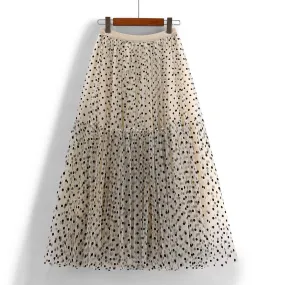 Polka Dot Tulle Skirt