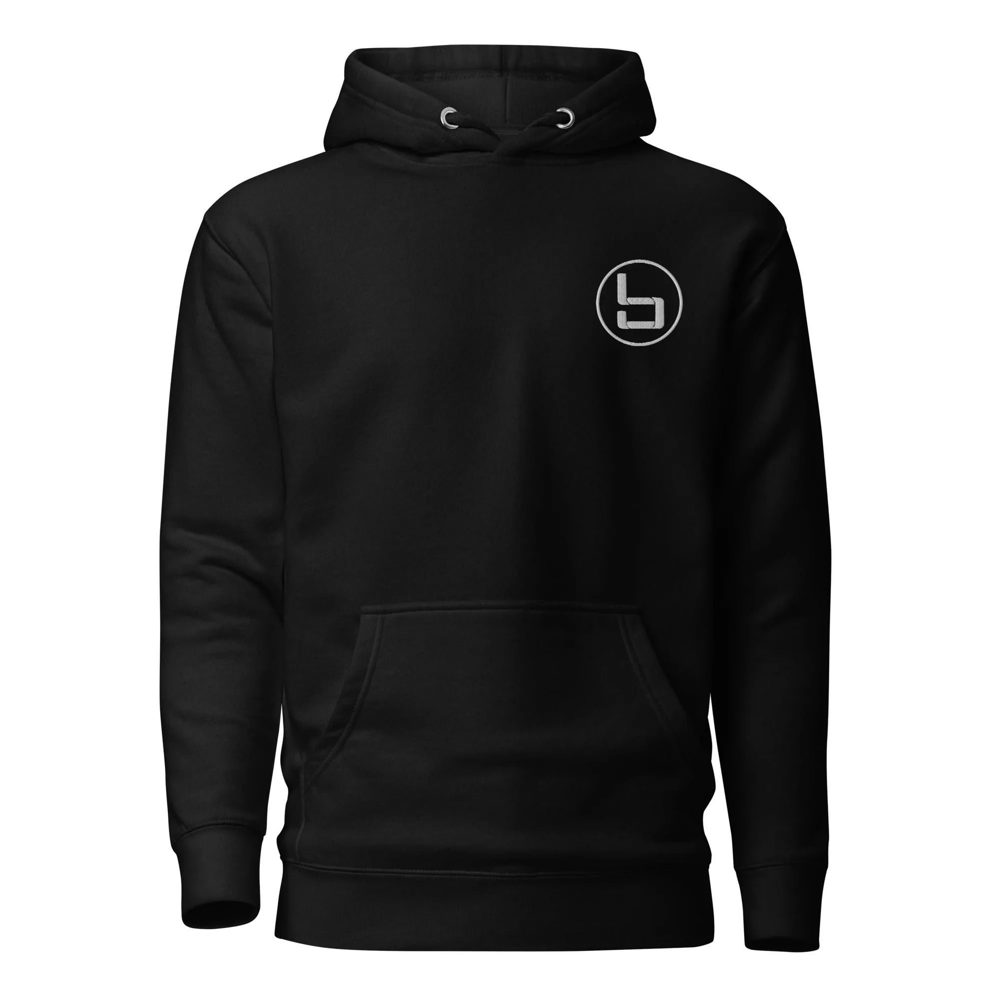 Premium Embroidered Logo Hoodie