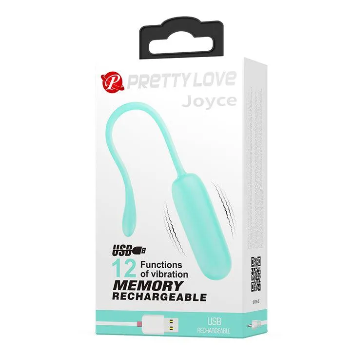 Pretty Love Joyce Vibrating Egg - Turquoise