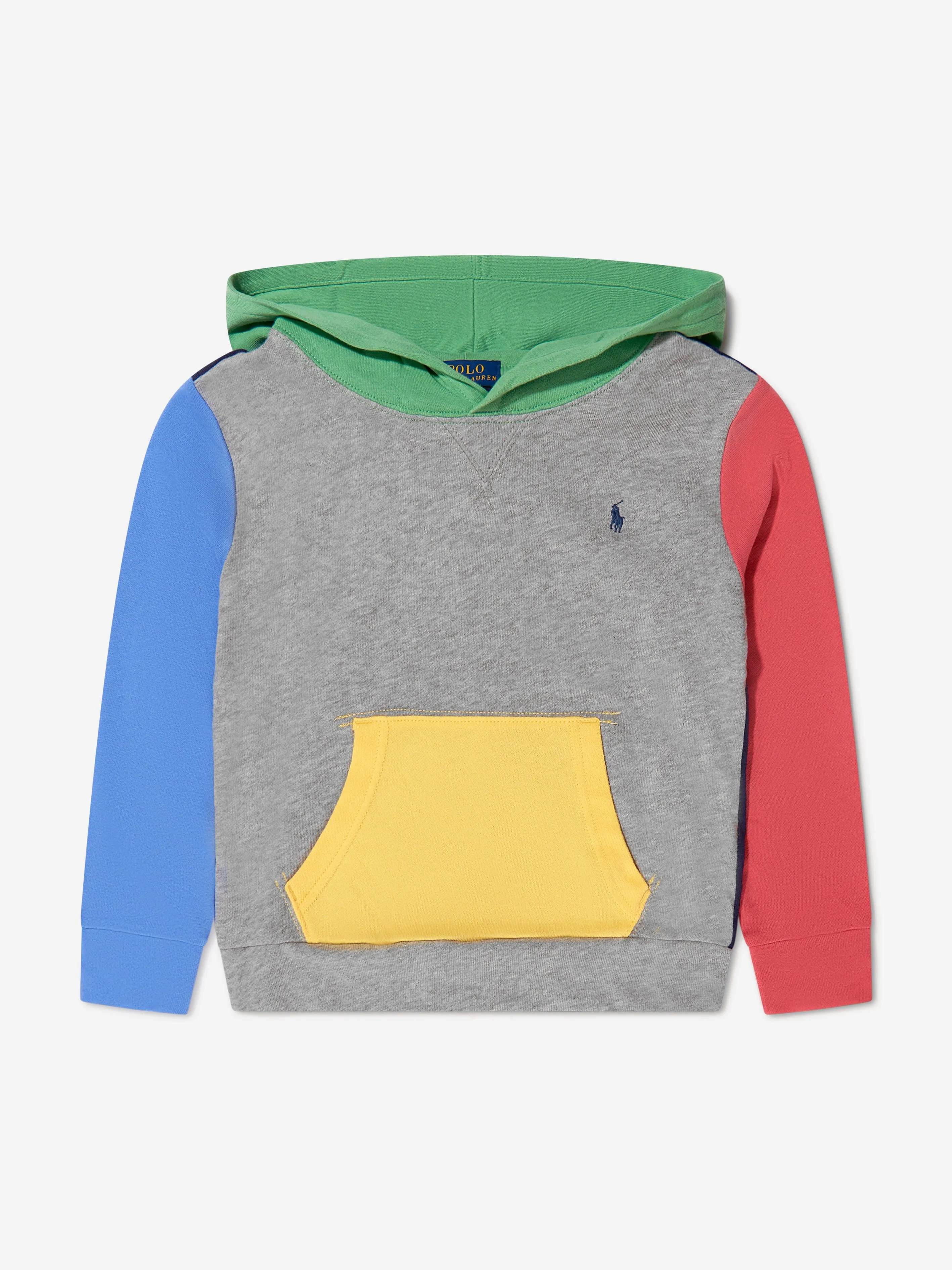 Ralph Lauren Boys Colourblock Logo Hoodie