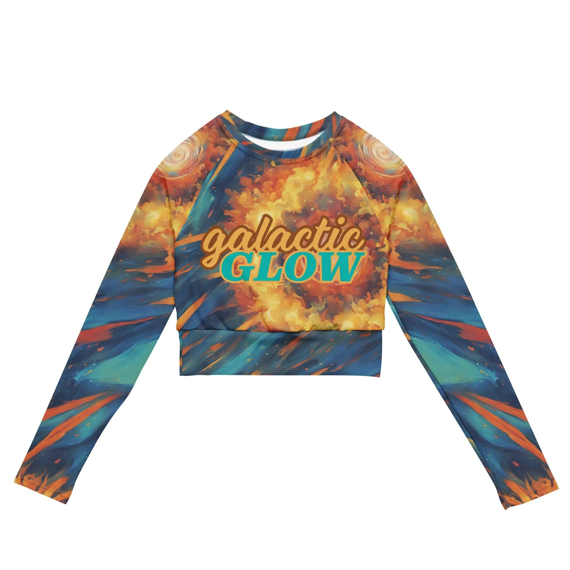 Recycled Long-sleeve Crop Top Sunburn