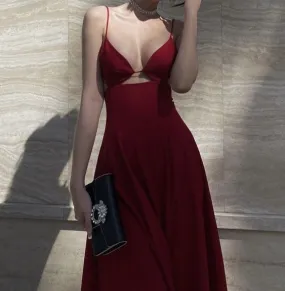 Red evening dress Sexy Prom Dress   fg2881