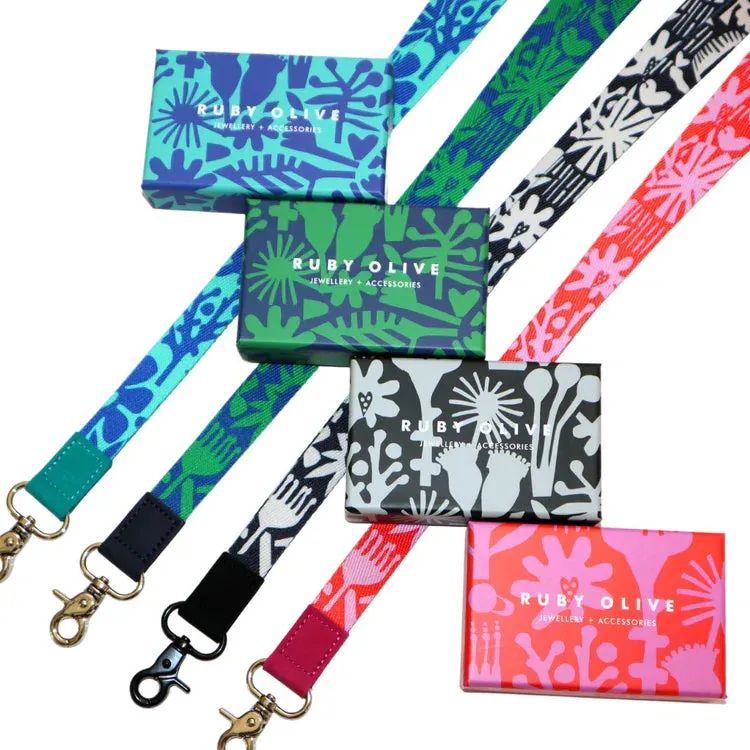 RO x Lordy Dordie Block Party Lanyard - Mono with safety release clasp