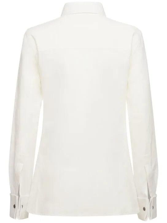 Saint Laurent   Classic cotton &amp; linen shirt 