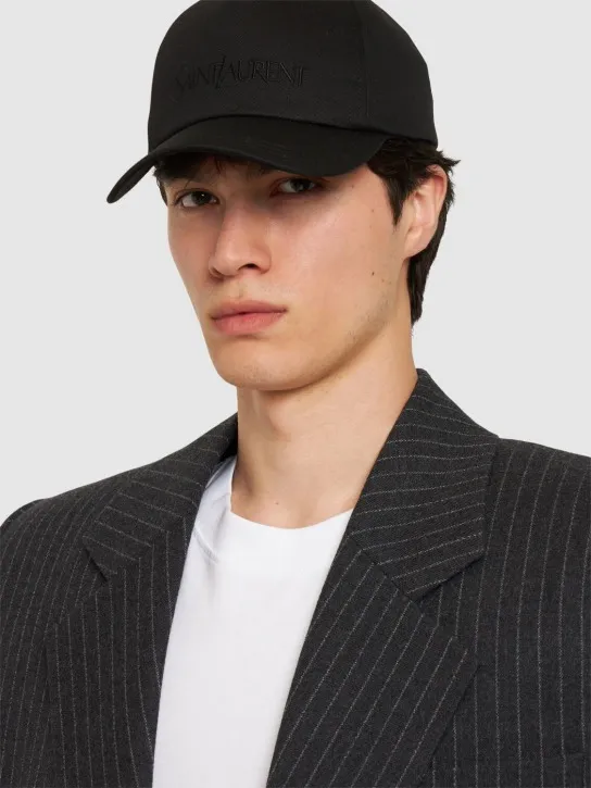 Saint Laurent   Saint Laurent cotton baseball cap 