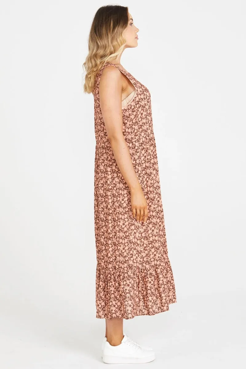 Sass - Juliet Midi Dress - Musk Field