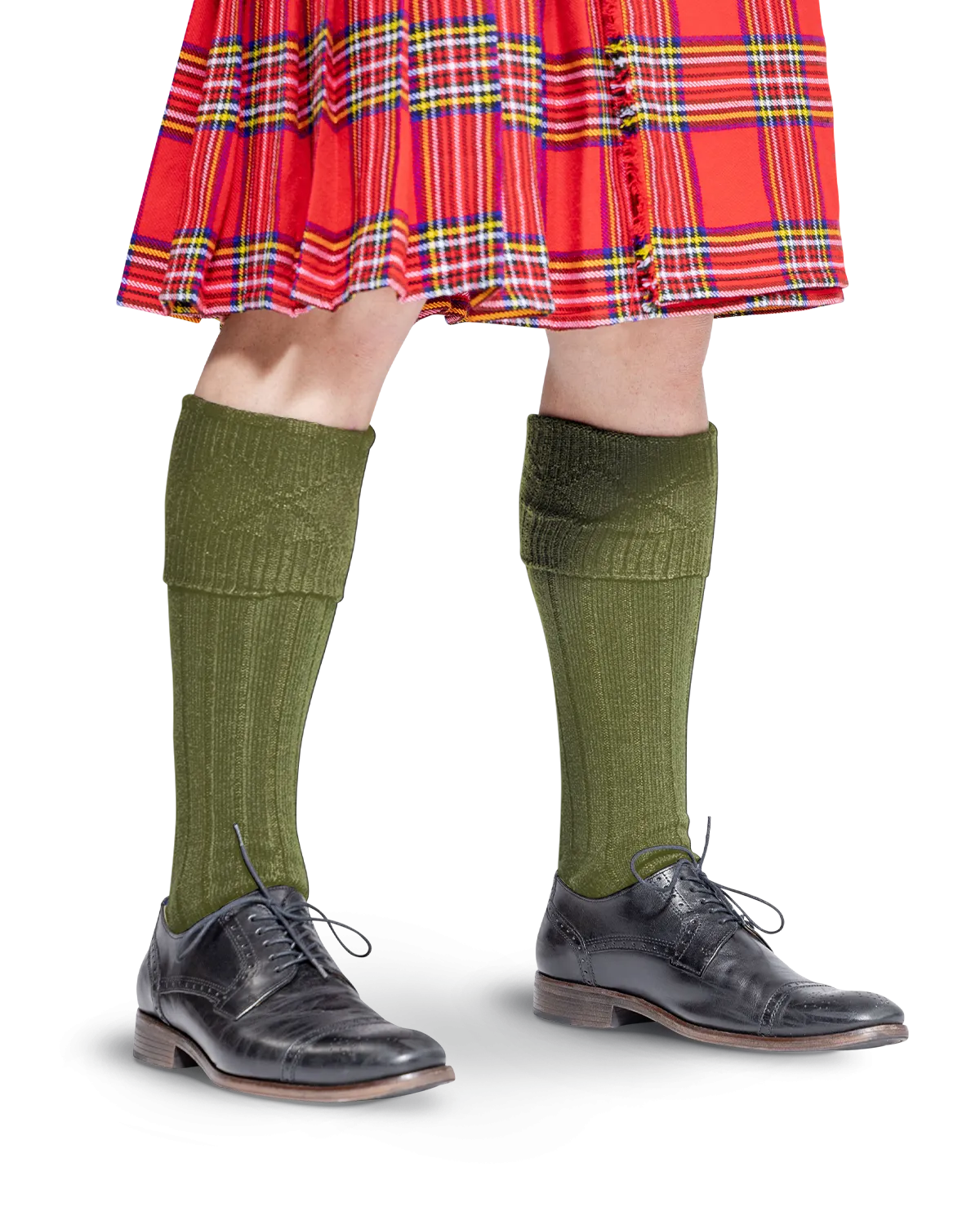 Scottish Kilt Hose - Military Green