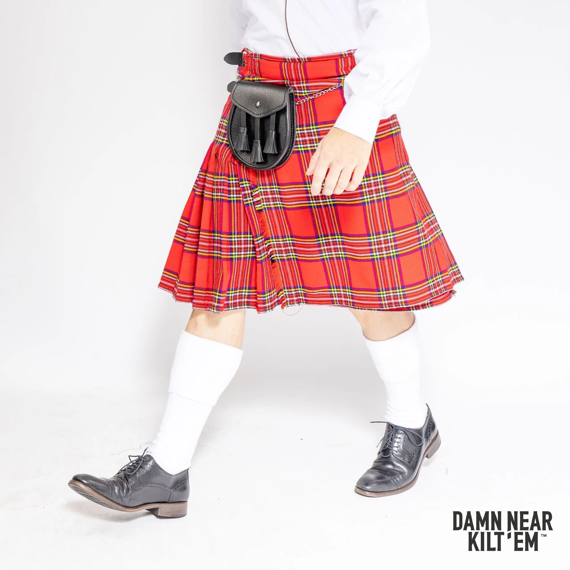 Scottish Kilt Hose - White