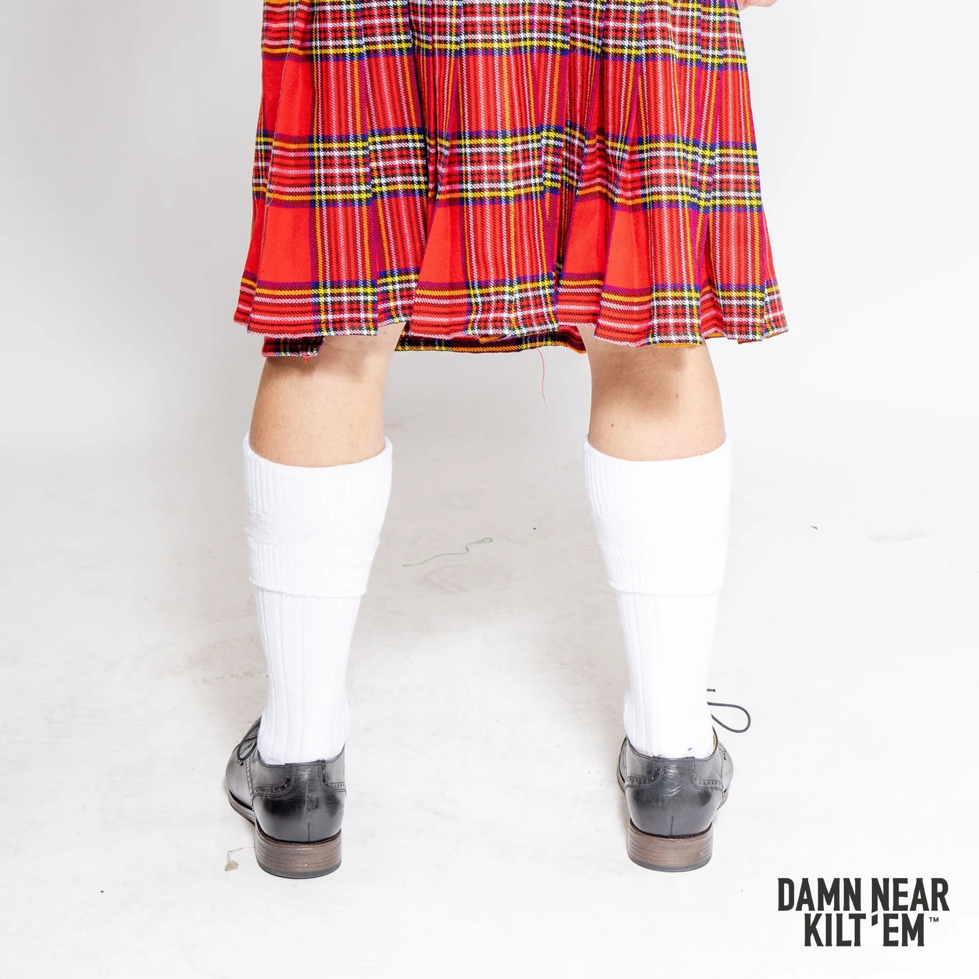 Scottish Kilt Hose - White