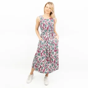 Seasalt Belle Floral Sleeveless Midi Dress