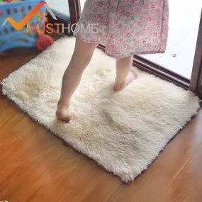 shaggy Modern Bathroom bath mat anti-slip 40*60cm/15.74*23.62in