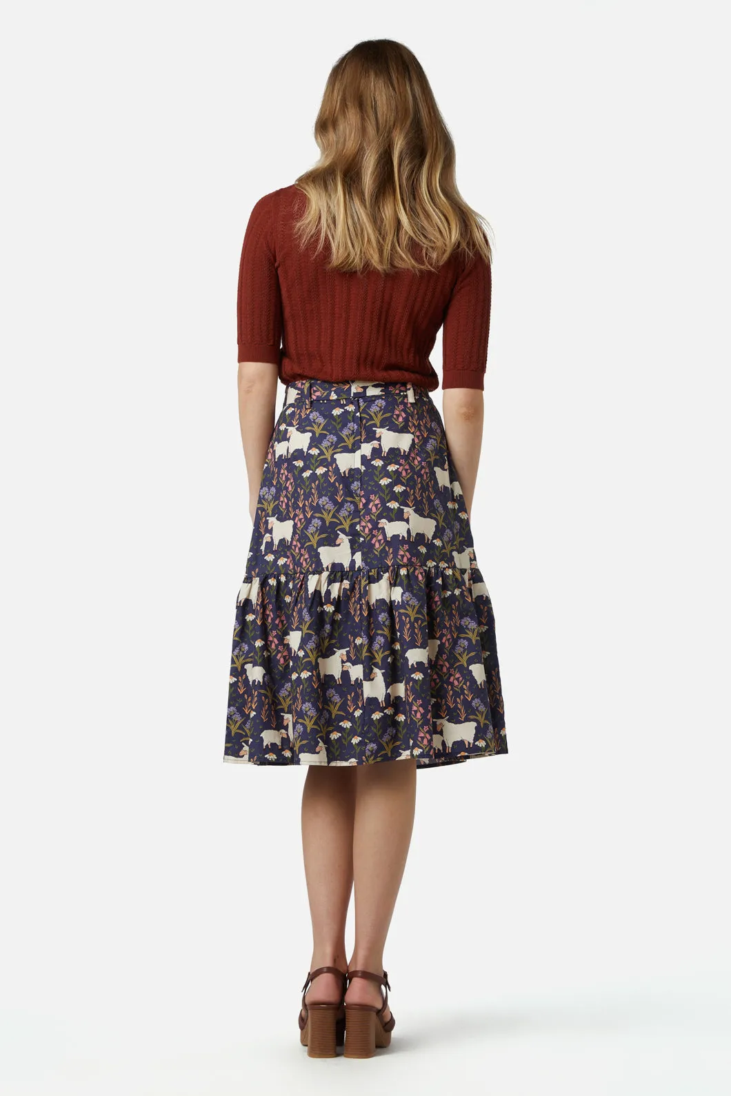 Sheep And Flora Skirt