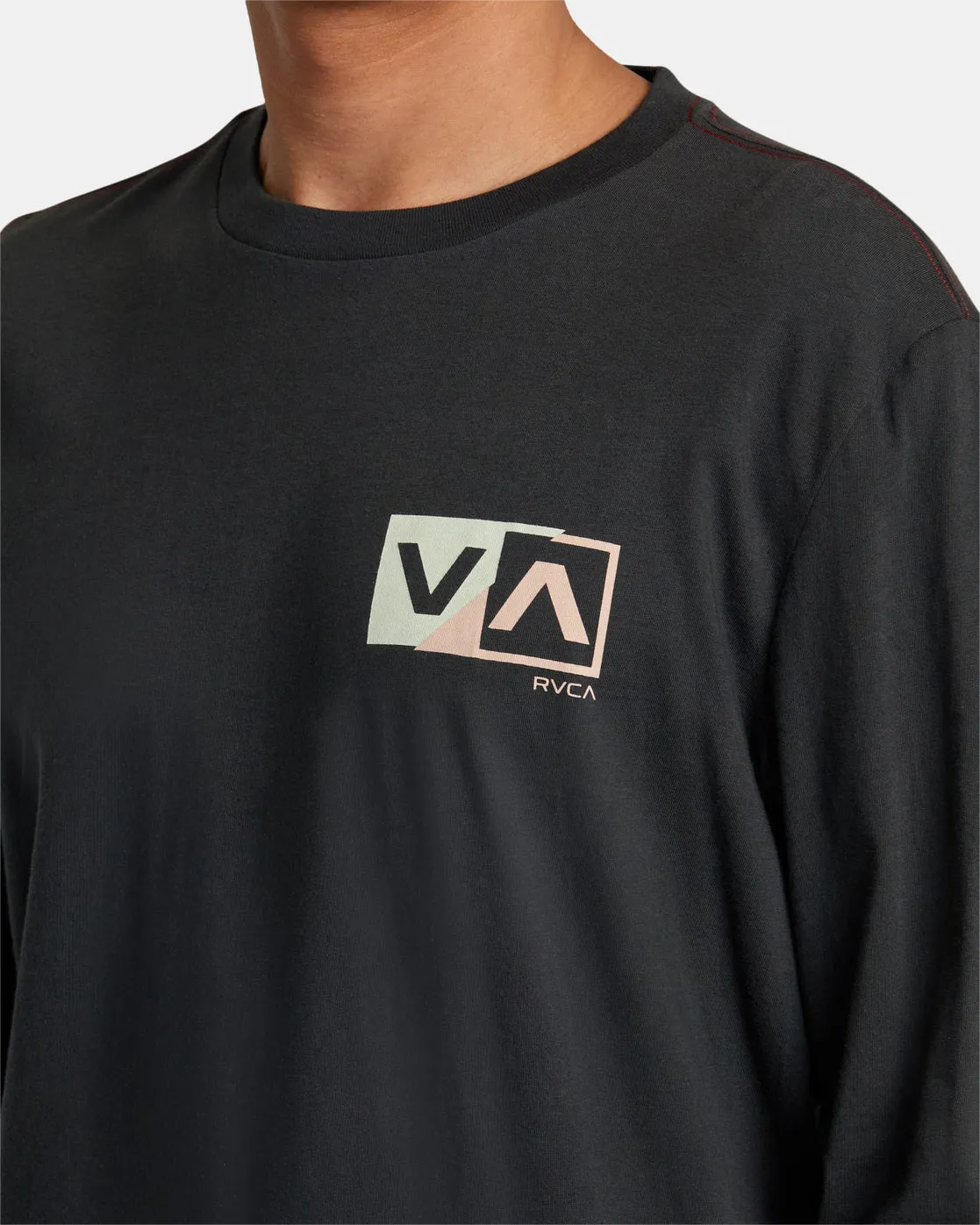 Shifted Long Sleeve Tee - Pirate Black