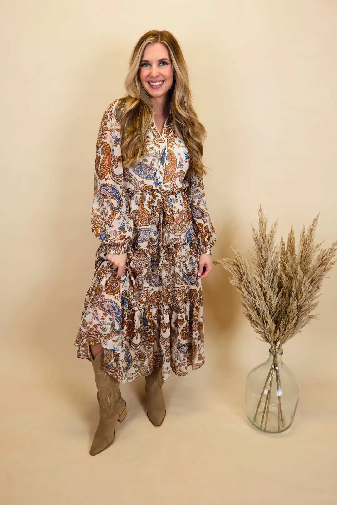 Shine Bright Paisley Dress