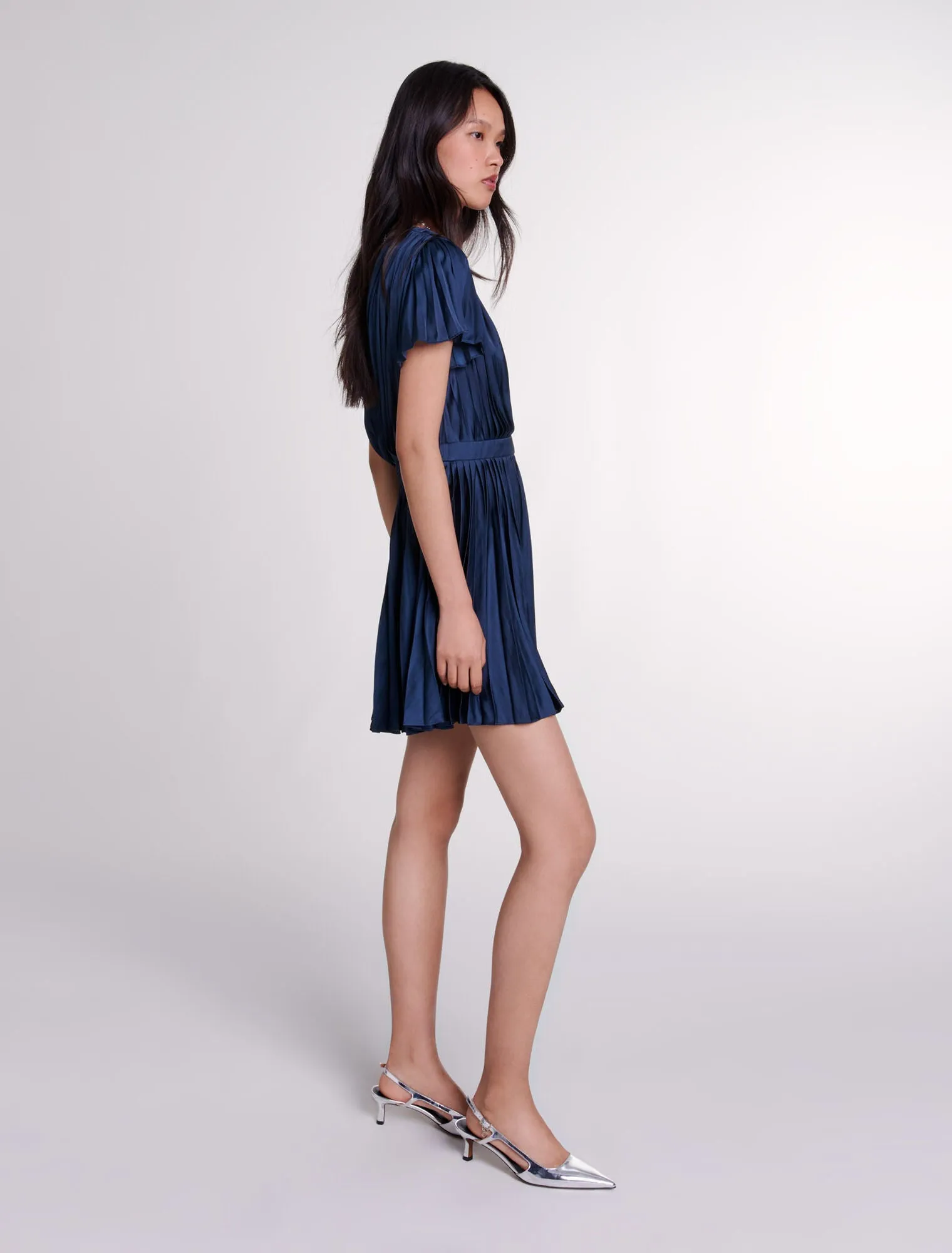 Short pleated dress