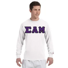 Sigma Alpha Mu Champion Long-Sleeve Tee - Champion CC8C - TWILL