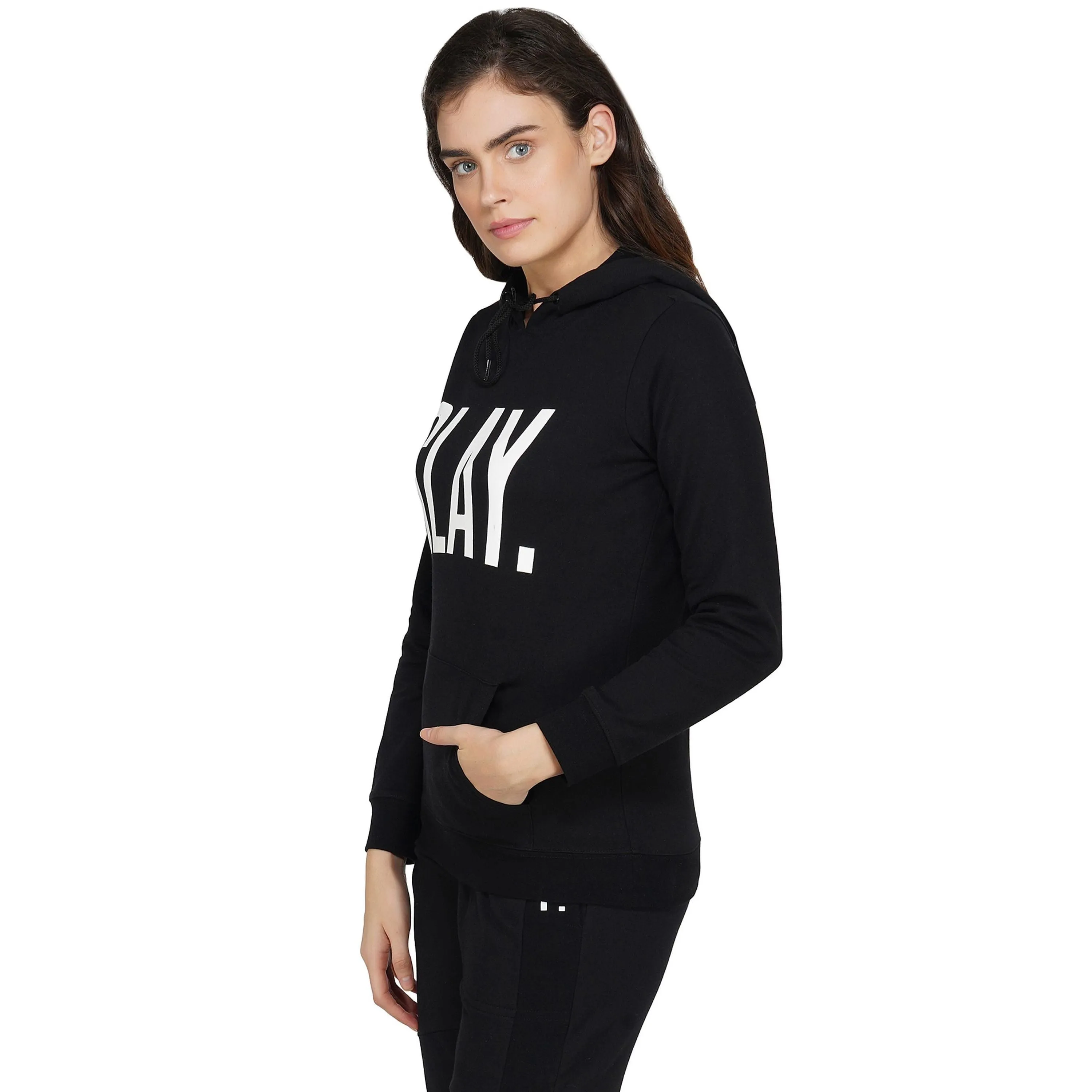 SLAY. Classic Women's Printed Hoodie with Kangaroo Pockets