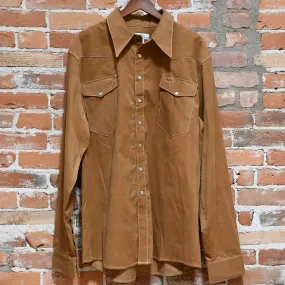 Sleeve Reaper Men's Shirt in Camel Corduroy