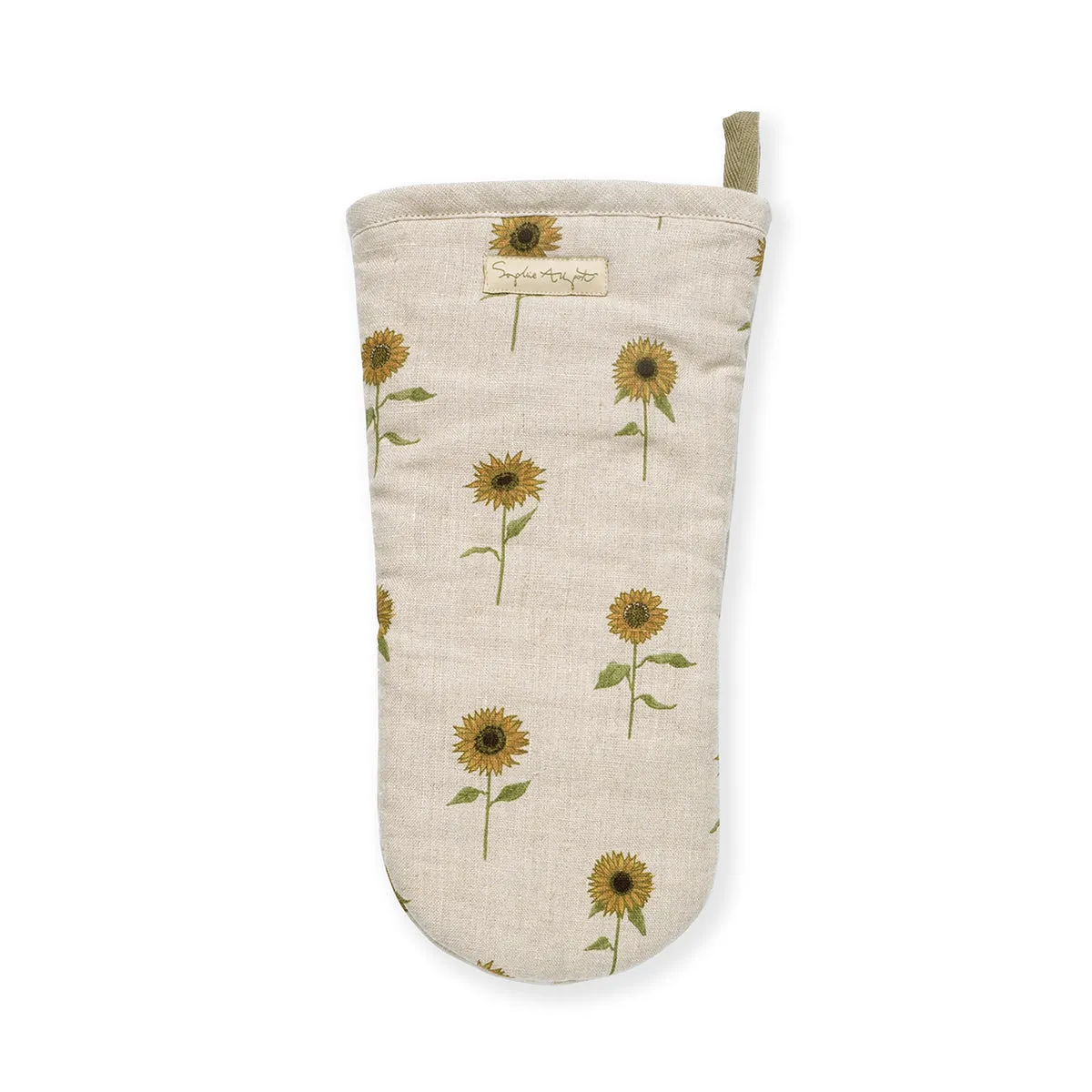 Sophie Allport 'Sunflower' Linen Oven Mitt