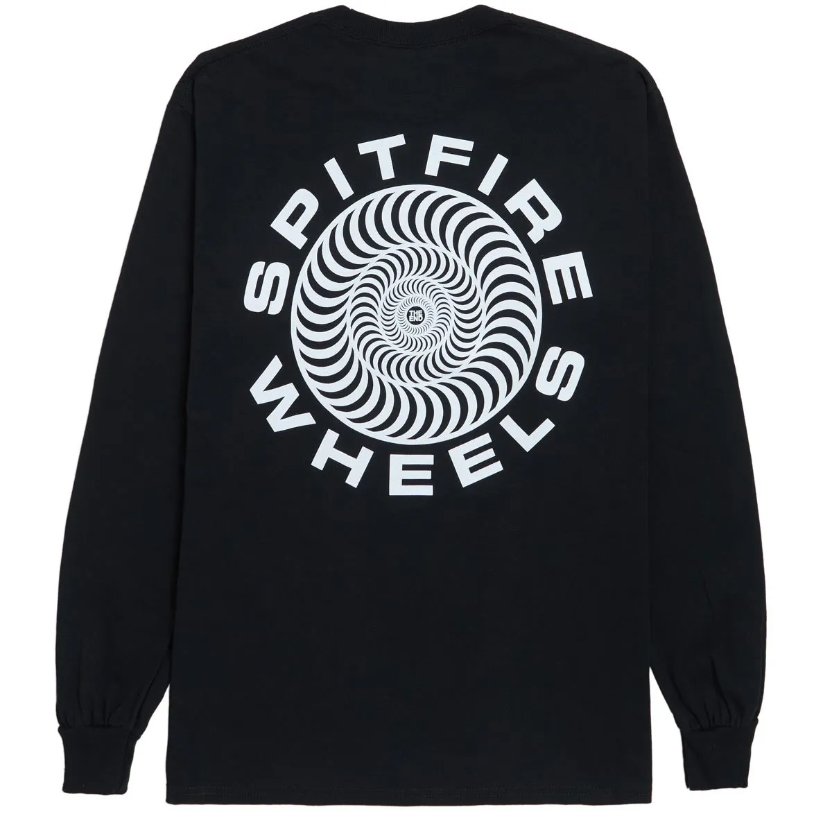 Spitfire Classic '87 Swirl Long Sleeve T-Shirt - Black