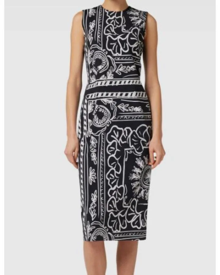 Sportalm Crowd Print Sleeveless Dress