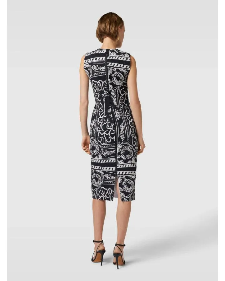 Sportalm Crowd Print Sleeveless Dress