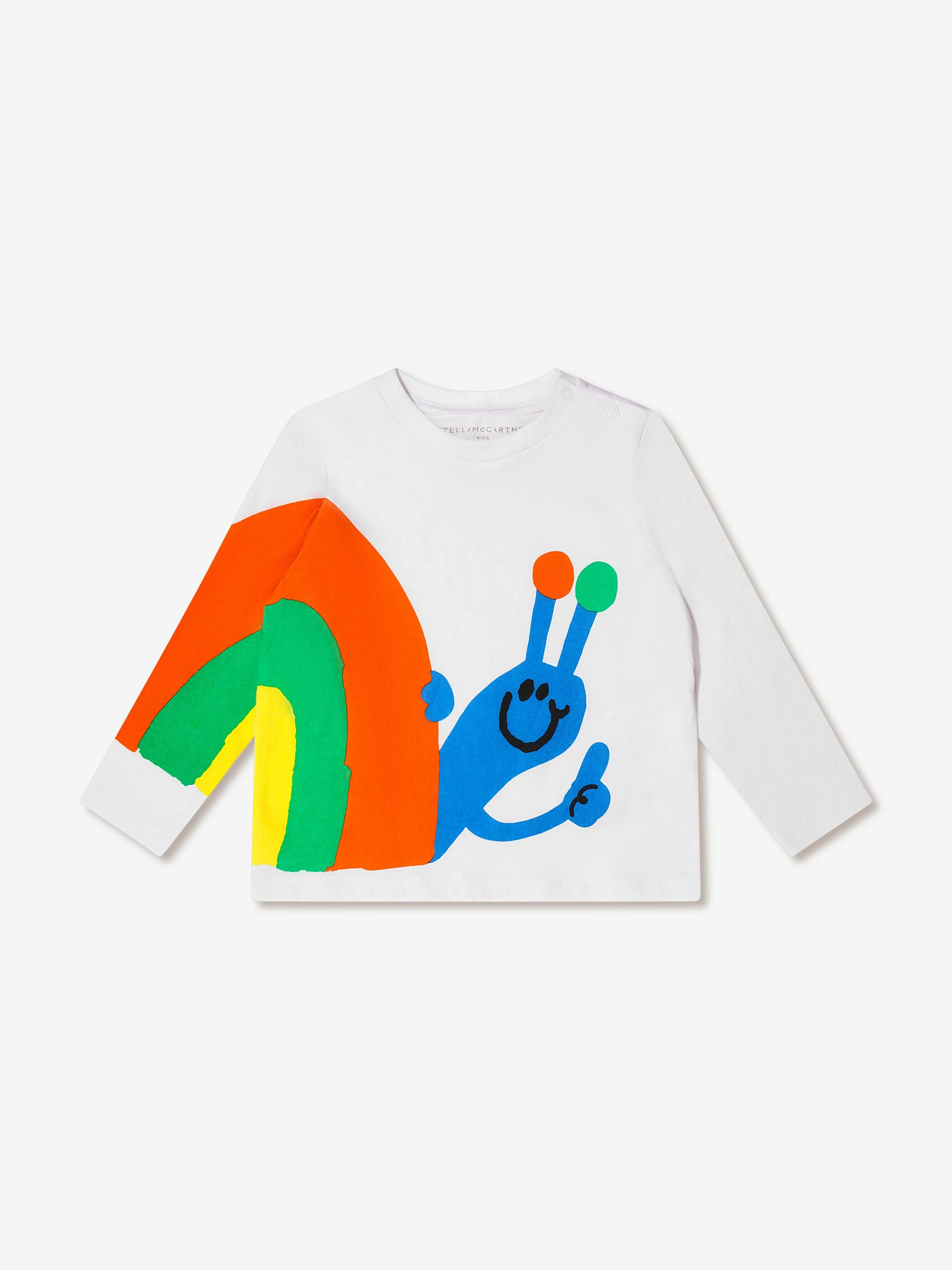 Stella McCartney Baby Boys Long Sleeve Snail T-Shirt