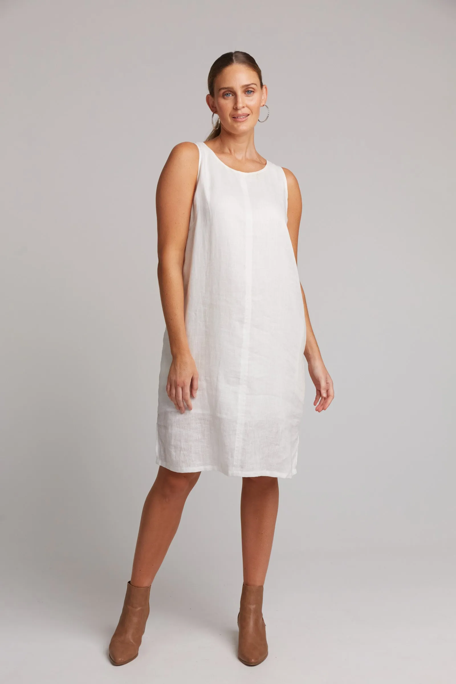 Studio Midi Dress - Salt