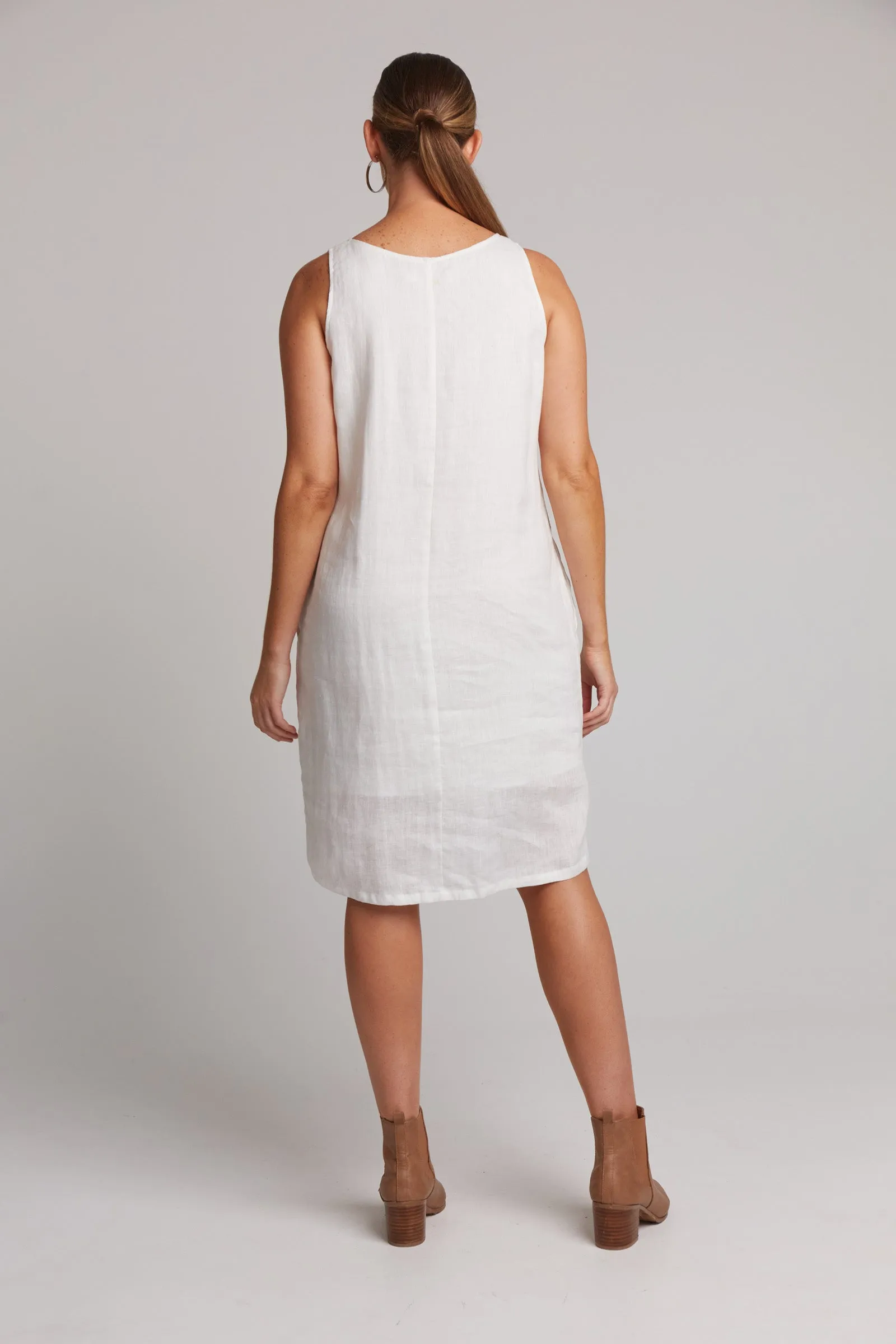 Studio Midi Dress - Salt