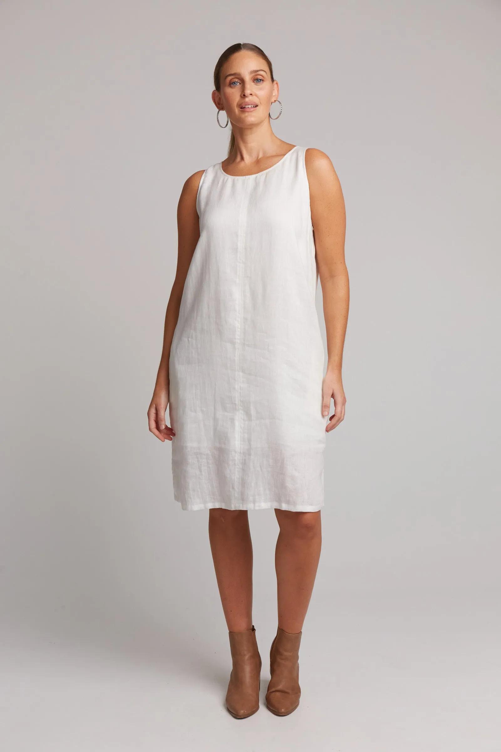 Studio Midi Dress - Salt