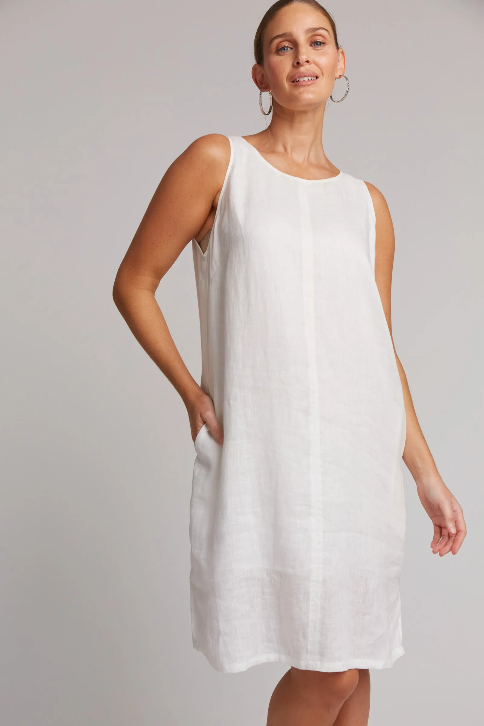 Studio Midi Dress - Salt