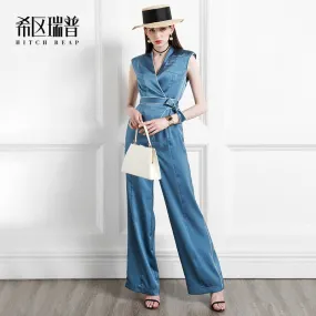 Summer New High-End Vacation One-Piece Pants For Women