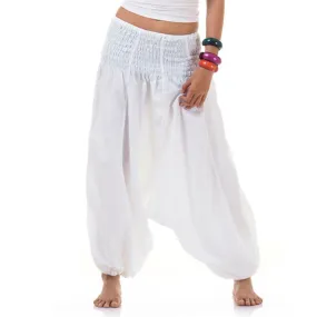 Sunny White Women's 2-in-1 Jumpsuit Harem Pants