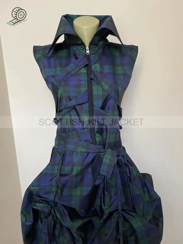 Tartan Steampunk Fancy dress | Plaid Tartan Dress