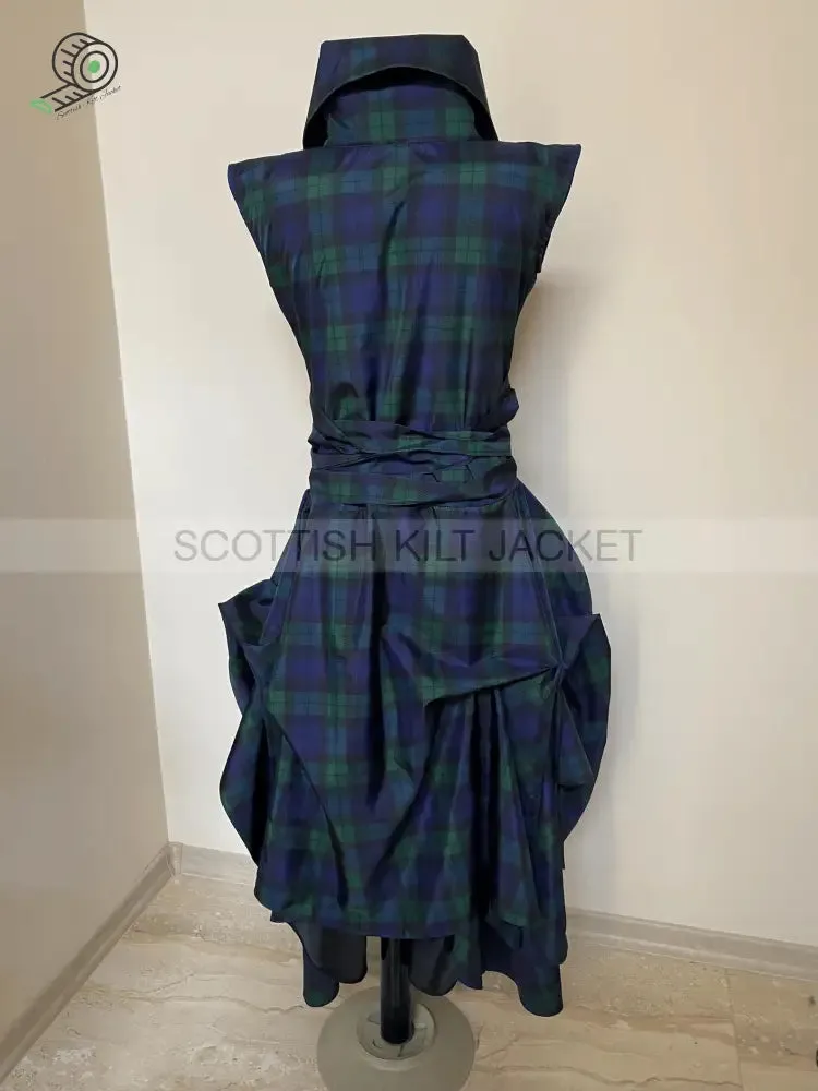 Tartan Steampunk Fancy dress | Plaid Tartan Dress