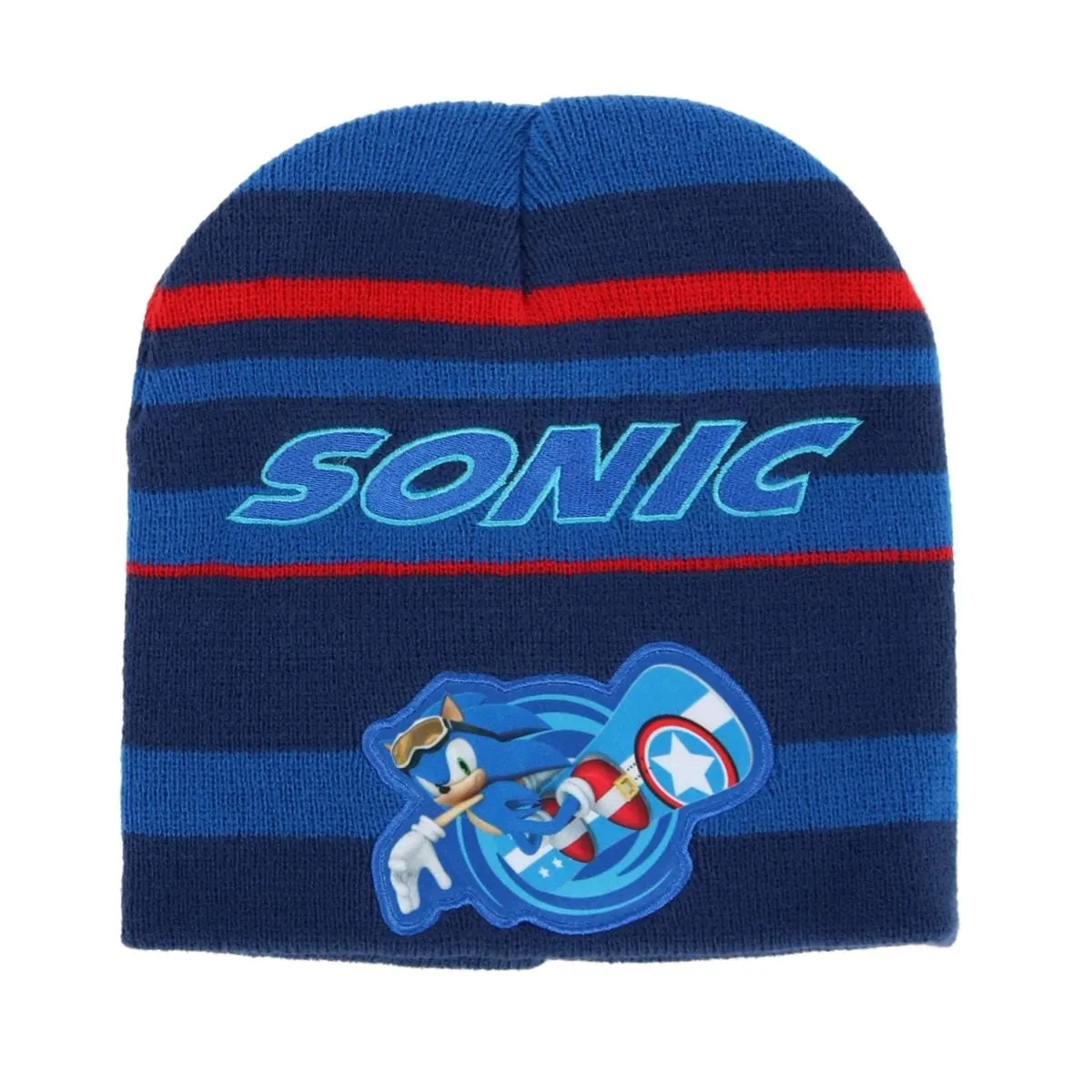 Textiel Trade Kids' One Size Fits Most Sonic the Hedgehog Hat and Gloves Winter Set