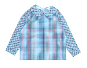 The Bailey Boys Heritage Plaid Peter Pan Collar Shirt