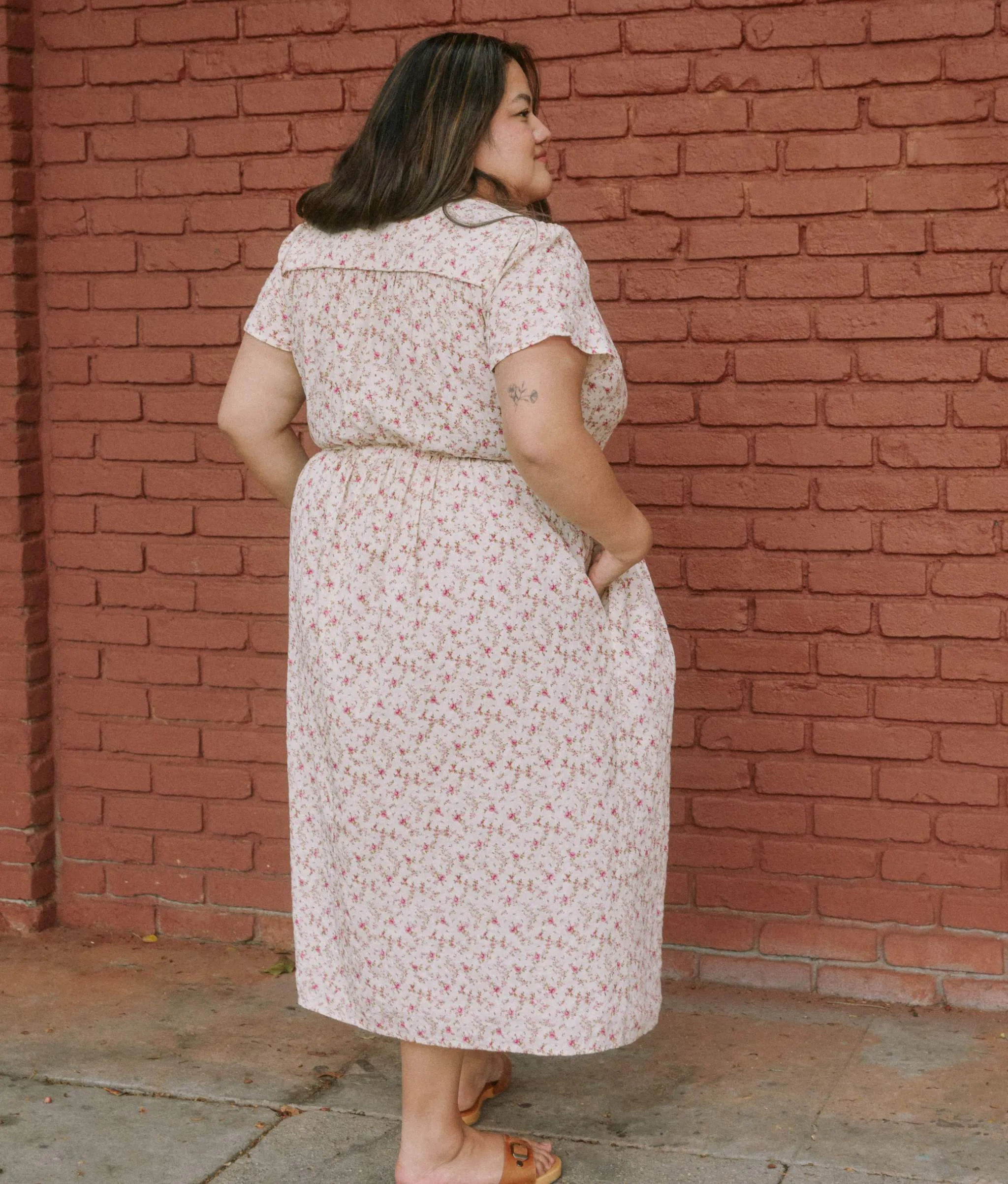 The Dawn Dress Extended | Tea Rose