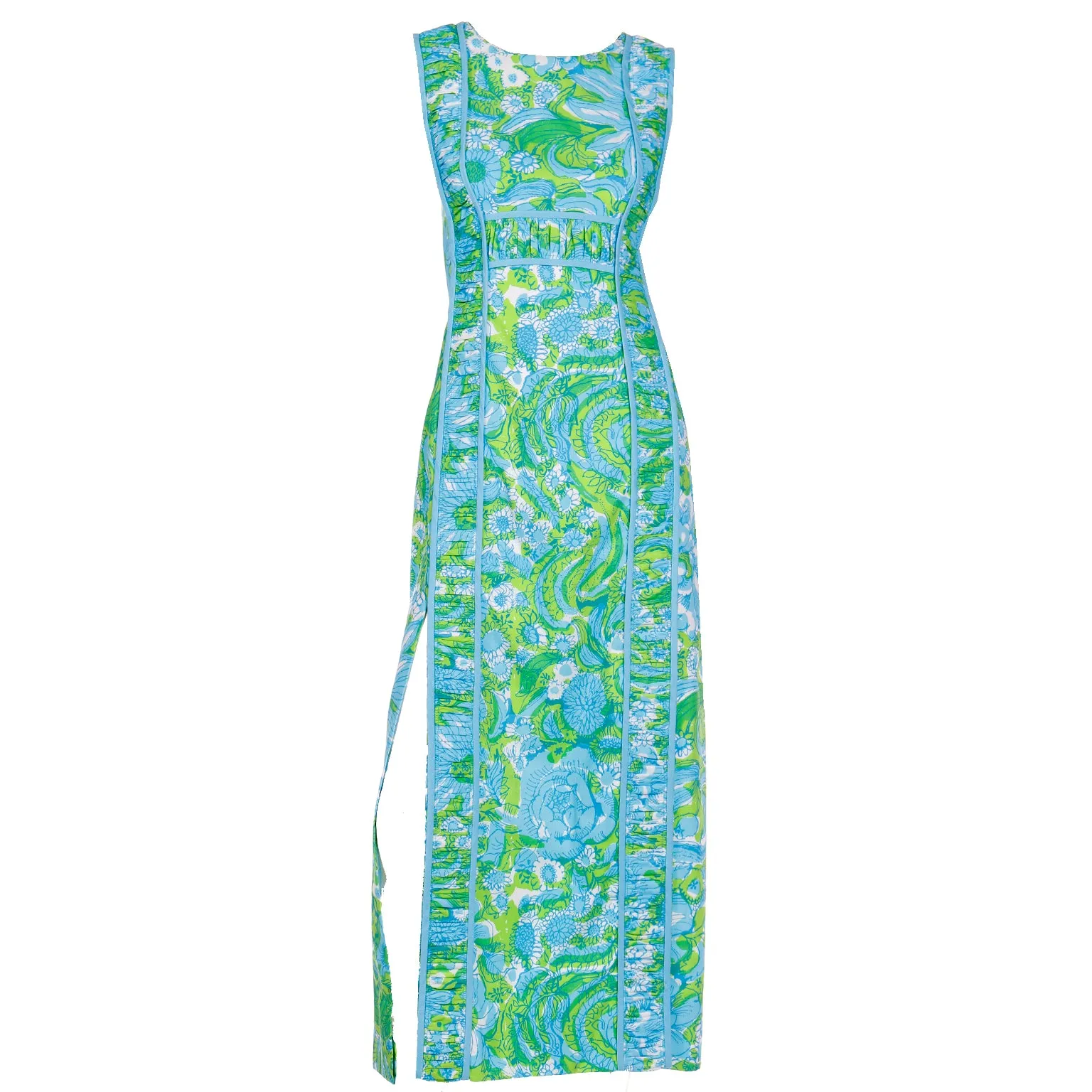 The Lilly Green & Blue Lilly Pulitzer Maxi Dress