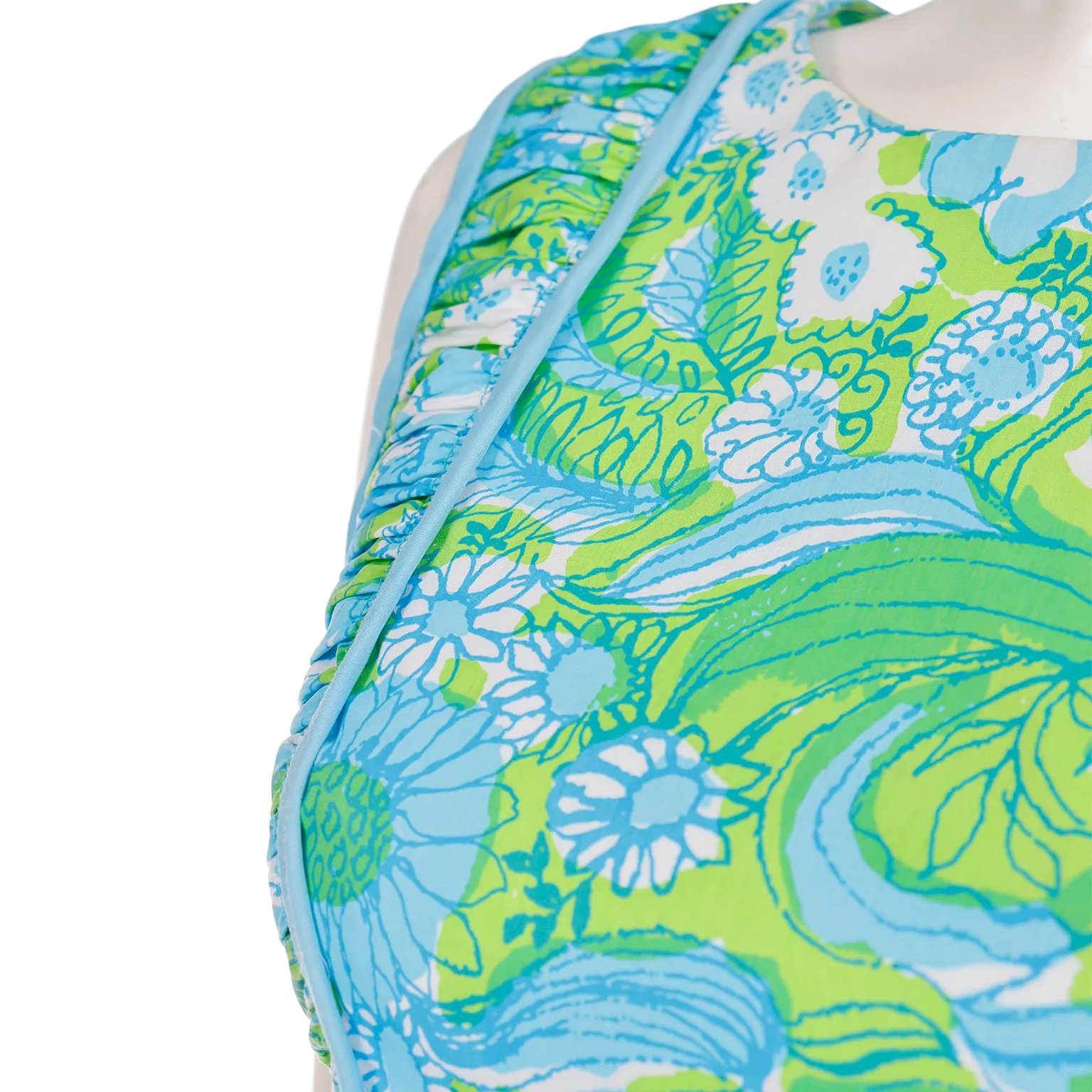 The Lilly Green & Blue Lilly Pulitzer Maxi Dress